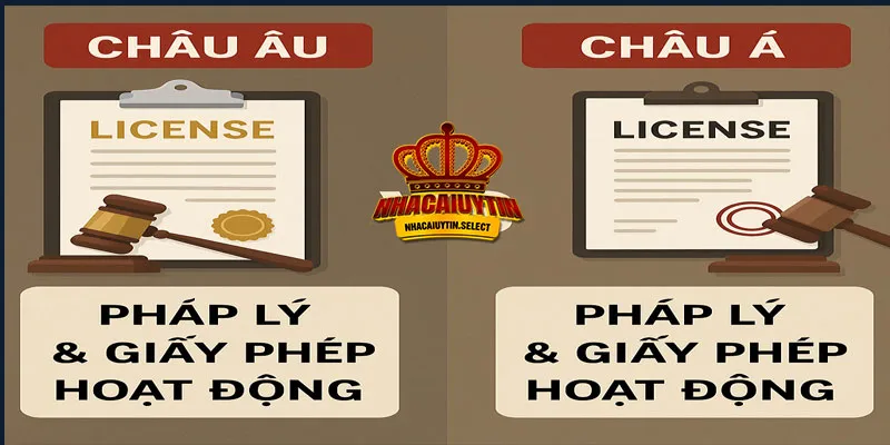 Cùng so sánh tính pháp lý của nhà cái Châu Á và Châu Âu
